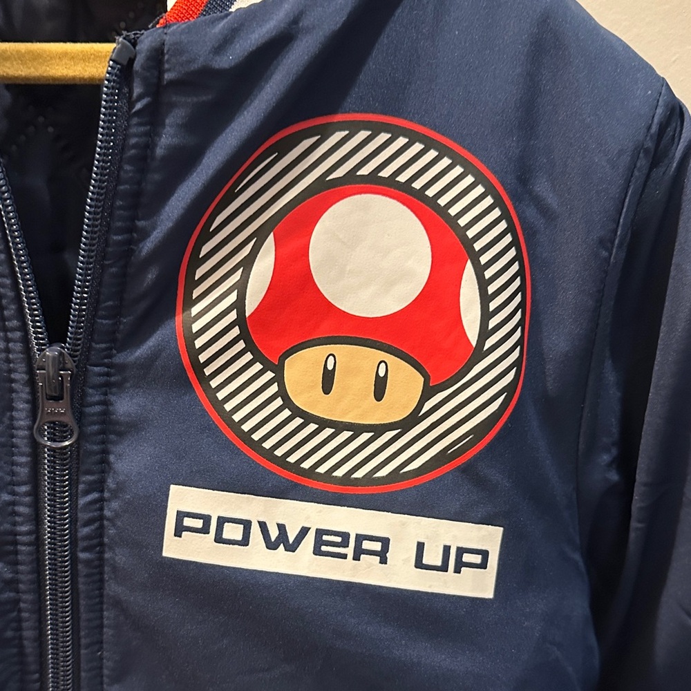 Super Mario Kids Puffer Jacket - Dark Blue - Picture 7 of 7